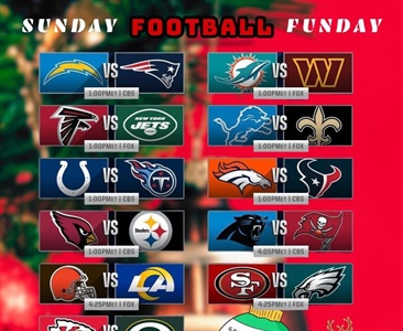 🏈 It’s Game Day 🏈

We’ll have the Steelers on the big screen! Come on down for some football, wings, beer and holiday cheer!

Let’s goooo!!!🍻

585-388-0112
thefvi.com