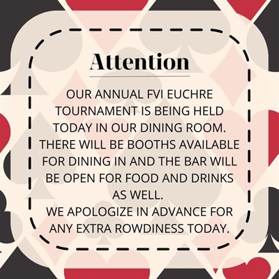 FYI: Starting at noon today 2/4 ♠️♥️♣️♦️