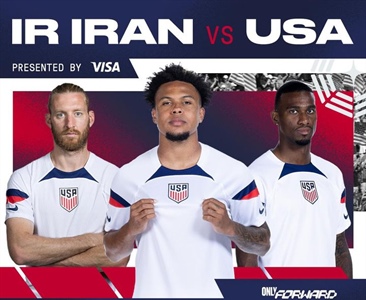 ⚽️ World Cup Iran vs USA on today at 2pm! 🥅