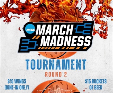 🏀 More bracket busting yesterday. What will Round 2 bring? ⛹🏻‍♂️

Open at 11am today!
Let’s goooo!!
