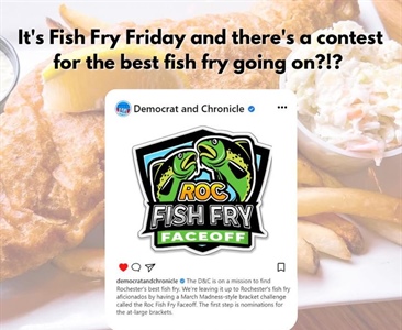 🍻𝐇αρρ𝗒 𝐅𝗂𝗌ɦ 𝐅𝗋𝗒 𝐅𝗋𝗂ᑯα𝗒!🍻

There’s a contest, March Madness style with brackets, for the best fish fry in Rochester. 
Nominations are being accepted now until the 19th. If you think ours is worthy please nominate us. 
Thank you 😊 

Link👇🏻
https://dandcpoll.survey.fm/rochesters-best-fish-fry?mibextid=Zxz2cZ
(For instagram link is in our story)