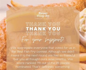 A post from Fairport Village Inn