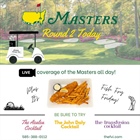 Another rainy day so why not dry off and watch Round 2 of the Masters today with us. Try one of our special Masters Cocktails too!🍹

Open at 11am today!
.
.
.
.
.
.
.

#thefairportvillageinn #thefvi #fairportny #FVI #fairportvillageinn #Masters2024 #mastersweek #MastersTournament