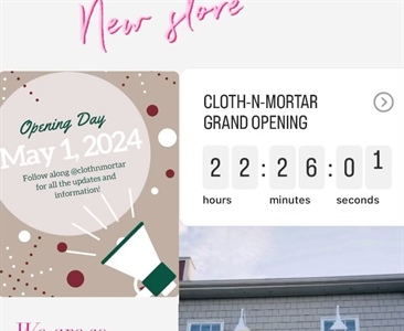 Opening tomorrow!! Next door to the UPS store in the Fairport Village Landing. 🛍️