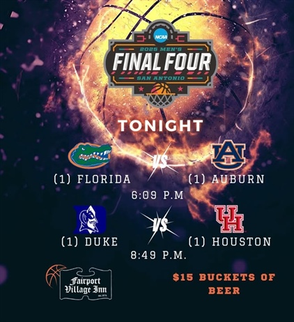 🏀 March Madness Final Four Tonight!
