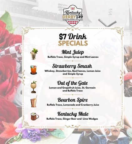 👒 It’s Derby Day!! 🐎 Drink specials all day long!! 

thefvi.com