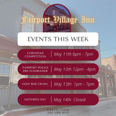 Check out the events we have starting on Thursday.

Stay tuned for individual post about each event. 

thefvi.com