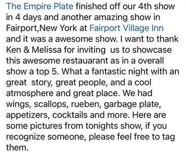 Such a great time with @the_empire_plate today