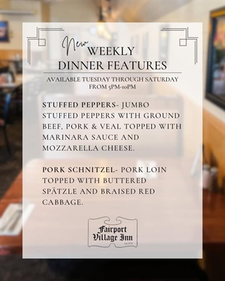 🍴 Introducing Chef Joe’s Weekly Dinner Features!