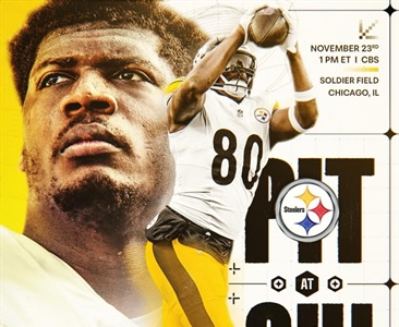 Attention Steeler Nation - We will have the game on the big screen with the sound on loud!!