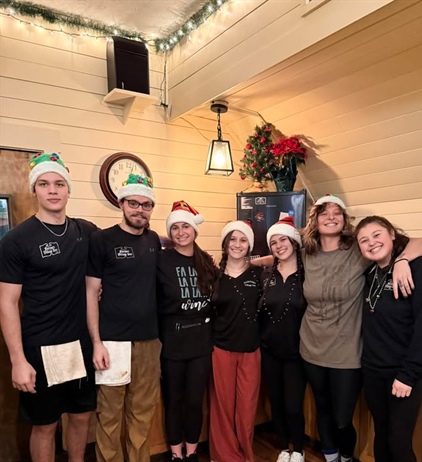 A few of our Christmas Spirit Crew tonight