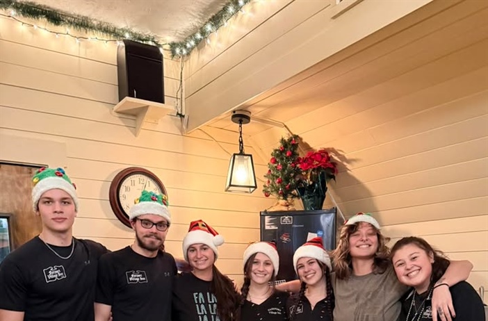 A few of our Christmas Spirit Crew tonight