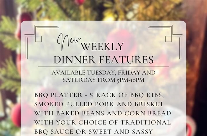 🍽️ 🎄Chef Joe’s Christmas Week Features 🎄 🍽️