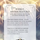 🔥 This Week’s Dinner Specials 🔥