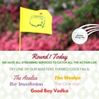 Round 1 of The Masters Tournament tees off today ⛳️