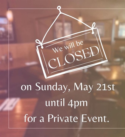 Heads up for Sunday.