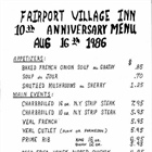 Take a look at these prices from our 10th Anniversary menu