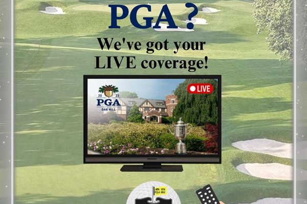 Watch all the action LIVE with us!! 
⛳️🏌🏻🍻

#PGAChampionship #pga #Fairport #fairportvillageinn...